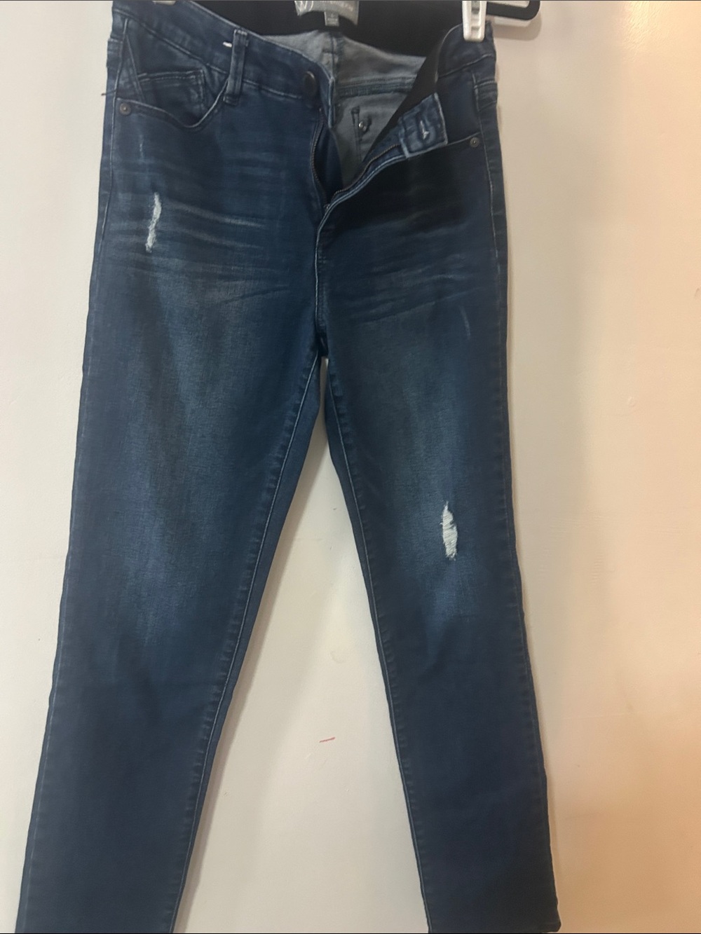 Wit & Wisdom Dark Blue Straight-Leg Jeans
